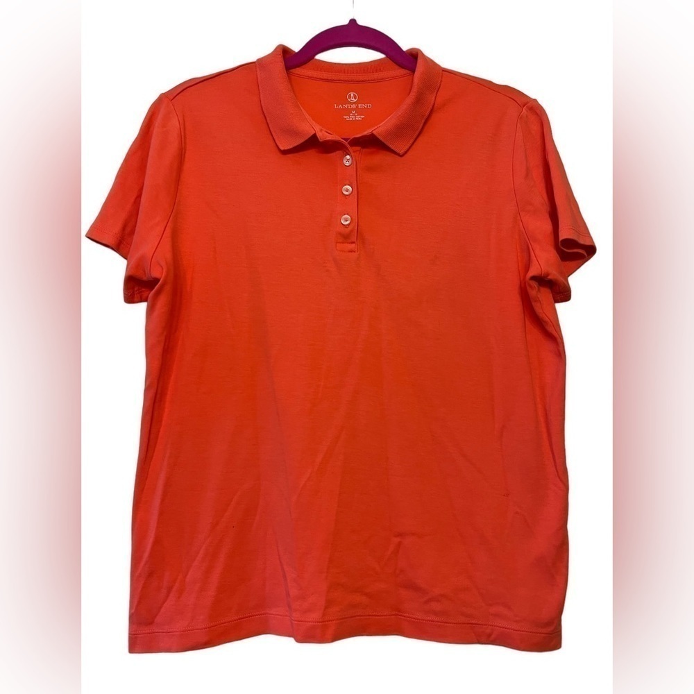 Lands End polo shirt size M 10-12